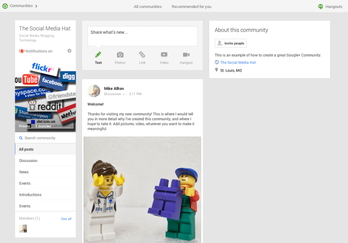 Google 301 how to start and grow a community