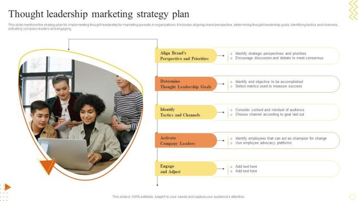 Developing a visible expert strategy for thought leadership marketing