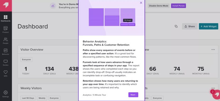 Pendo vs walkme comparison leveraging customer feedback