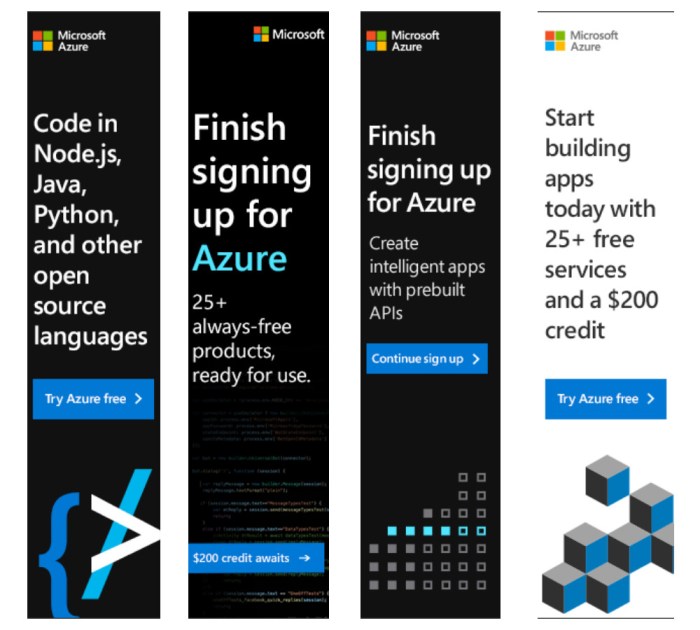 Examples of highly clickable banner ads