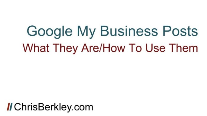 Powerful Google business profile posts