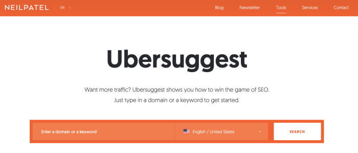 Keyword ideas data ubersuggest answer the public