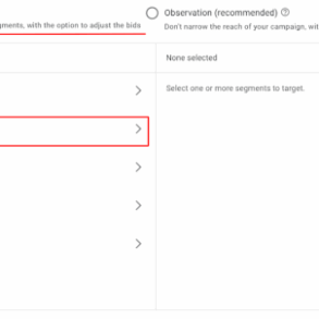 Using affinity in market audience segments on the gdn
