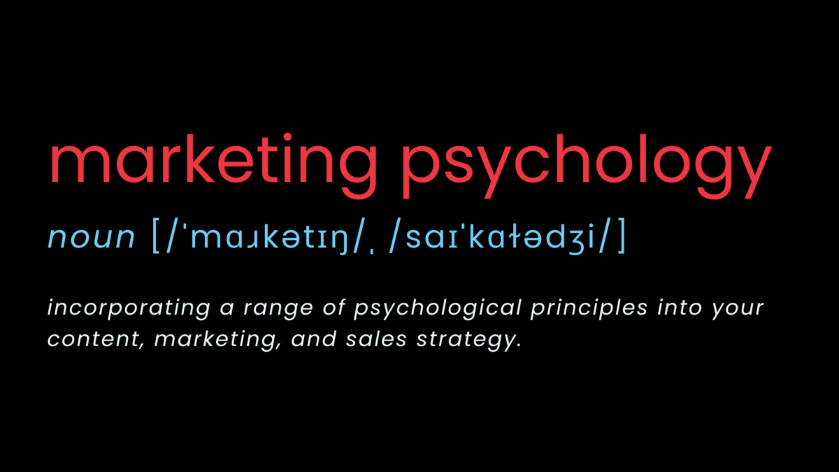 Science psychology great marketing