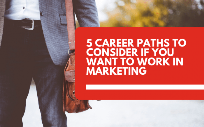 Making a marketing career
