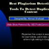 Digital plagiarism detection content protects business