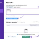 How to track keywords