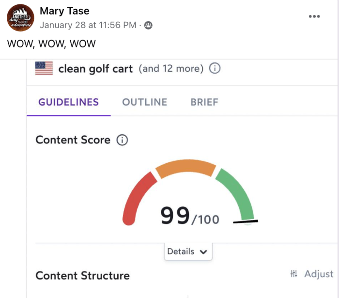 The time it takes for seo to show results