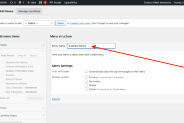 How to create an anchor link in wordpress