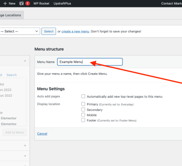How to create an anchor link in wordpress