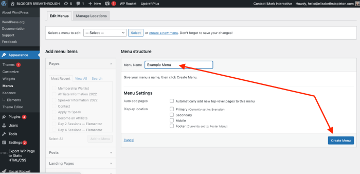 How to create an anchor link in wordpress