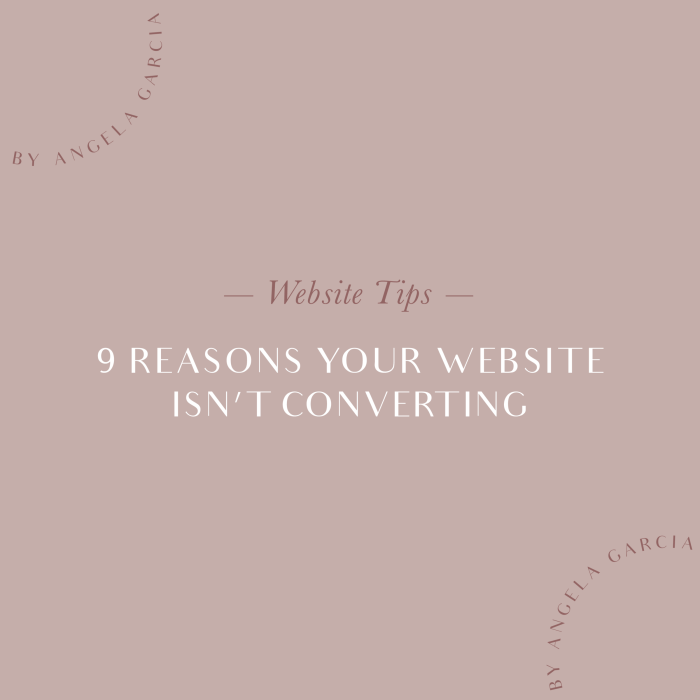 My website doesnt convert