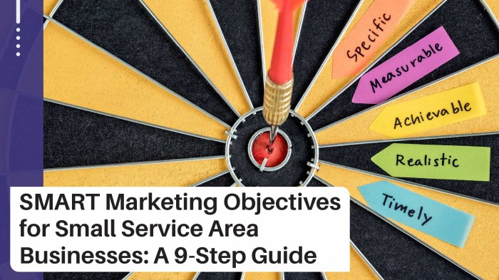 Smart marketing objectives for service area businesses