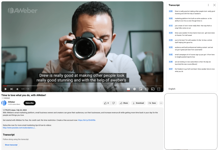 Learning videos serp feature