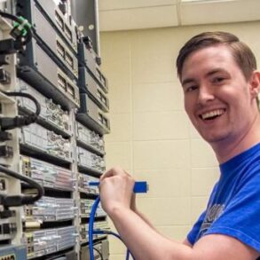 Man on a cyber security mission
