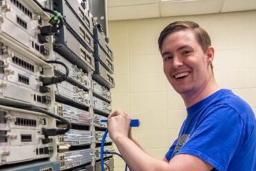 Man on a cyber security mission