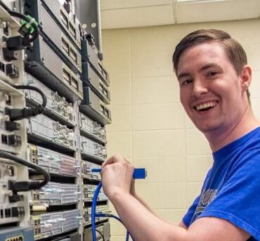 Man on a cyber security mission