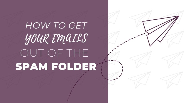Avoid the spam folder