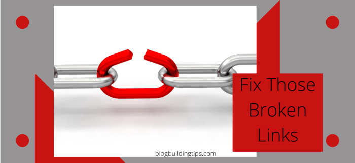 How to find and fix broken links