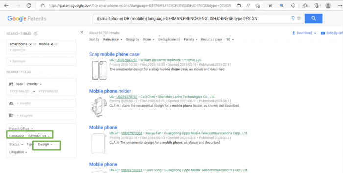 Google files patent on history based search
