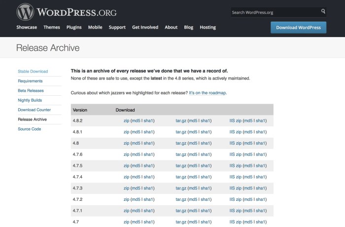 How to download wordpress for free