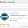 Install wp optimize plugin