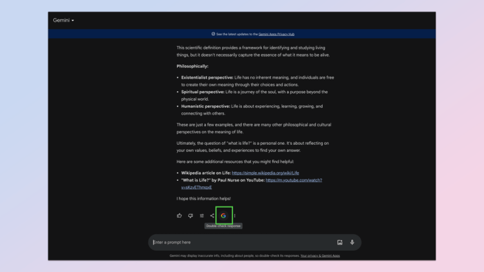 Use google gemini seo