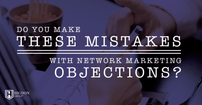 Objection Handling in Network Marketing - Top 10 Tips To Know The 3 most common objections to online marketing for professional serv