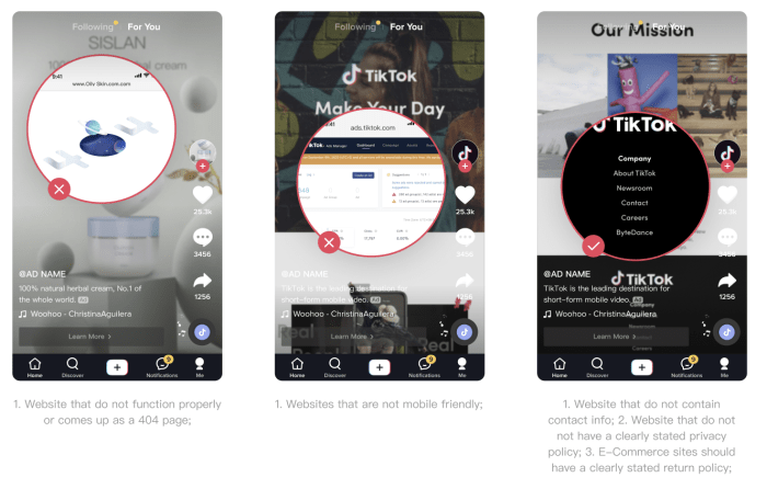 Tiktok ads exclusion lists