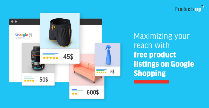 Free shopping listings on google free clicks for all