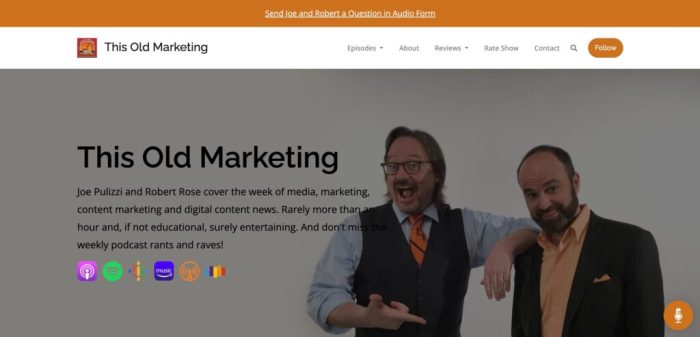 15 of the best marketing podcasts for professional services marketers