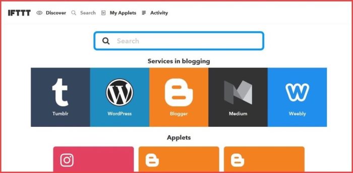 Automation social perform ifttt using how click shown option below as Automate social media success with if this then that
