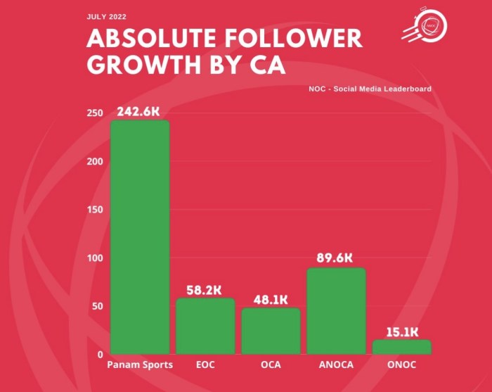 Social media follower increase