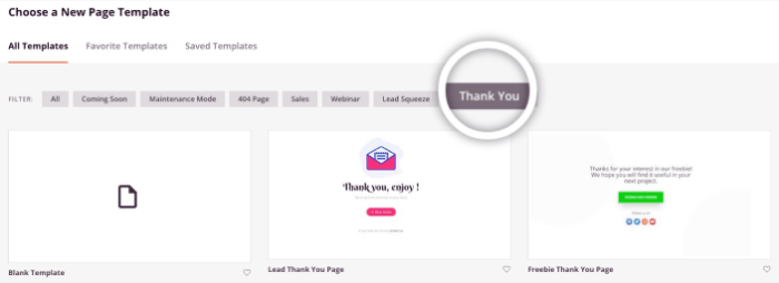 How to create a thank you page in wordpress