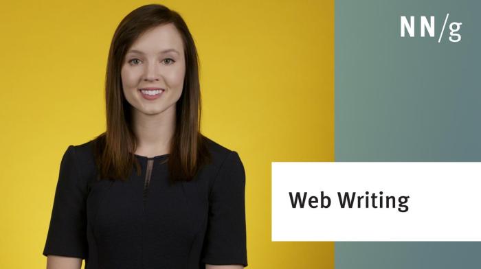 Strategies for web writing
