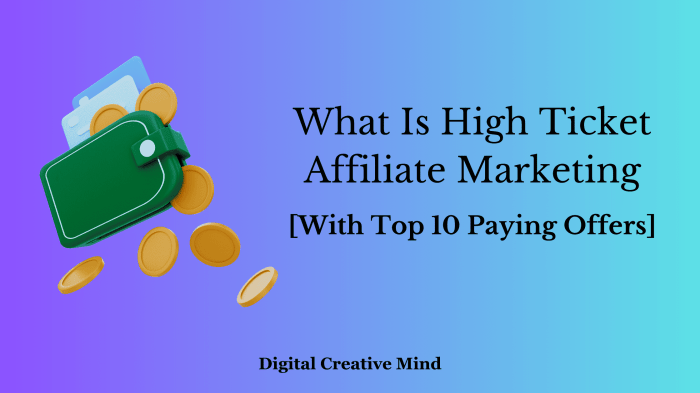 High ticket affiliate marketing