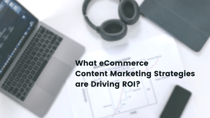Ecommerce content marketing strategies that drive roi