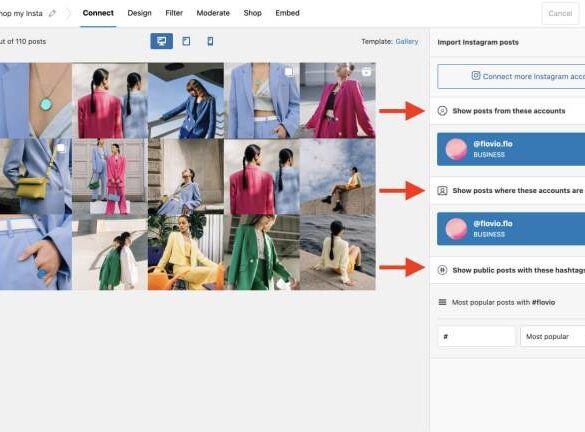 How to add instagram shoppable images in wordpress