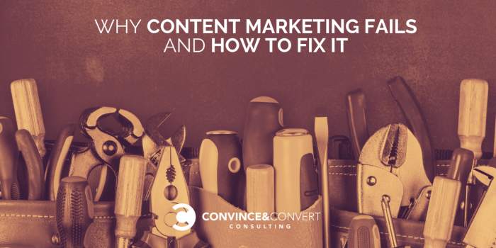 Why your content marketing is not working