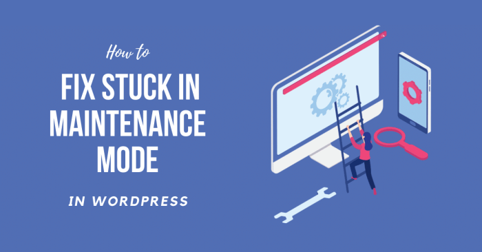 How to put your wordpress site in maintenance mode