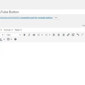 How to add youtube subscribe button in wordpress