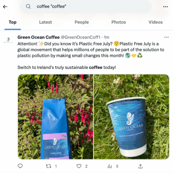 How to get twitter feed on google search results