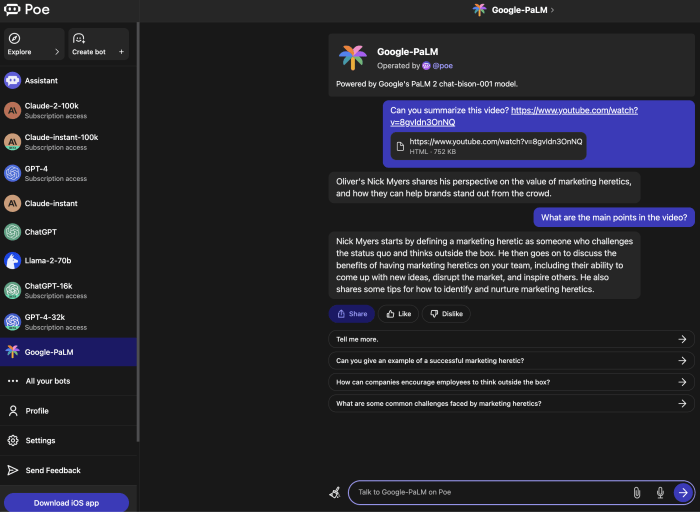 Youtube tests ai overviews in search results