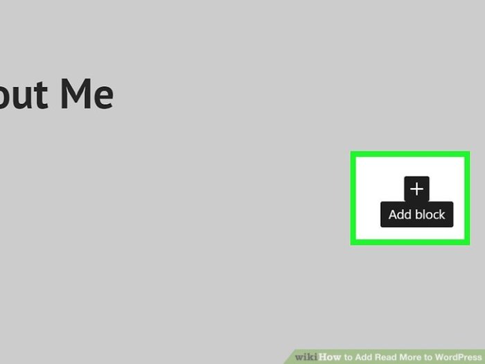 How to add read more tag in wordpress