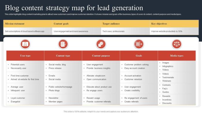 Website audit content strategy for leads