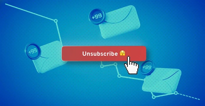 High email unsubscribe rate