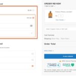 First step of checkout