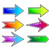 What is the creative scroll arrows design trend its types