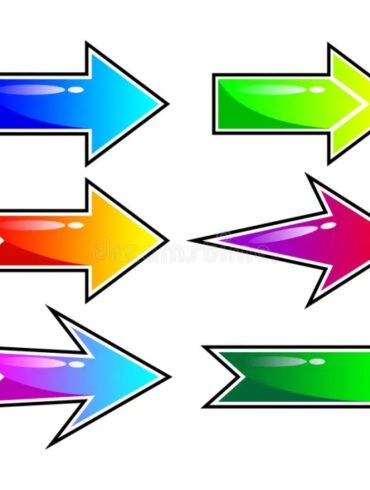 What is the creative scroll arrows design trend its types