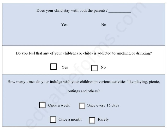 Creating successful parent surveys